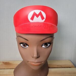 Mario Kart Kids Red Mario Small Plastic Visor